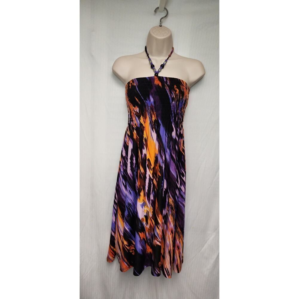 Just Love Kaleidoscope Sleeveless Above Knee Summer Dress Size Small - Picture 2 of 6